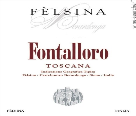 Label 1 of Felsina Berardenga Fontalloro Toscana IGT