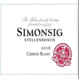 2019 Simonsig Chenin Blanc, Stellenbosch | prices, stores ...