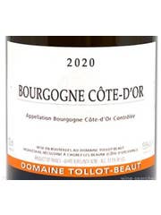 Click to see larger label image Label of Domaine Tollot-Beaut Bourgogne Cote d'Or Blanc