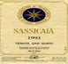 23rd label thumbnail of Tenuta San Guido Sassicaia Bolgheri