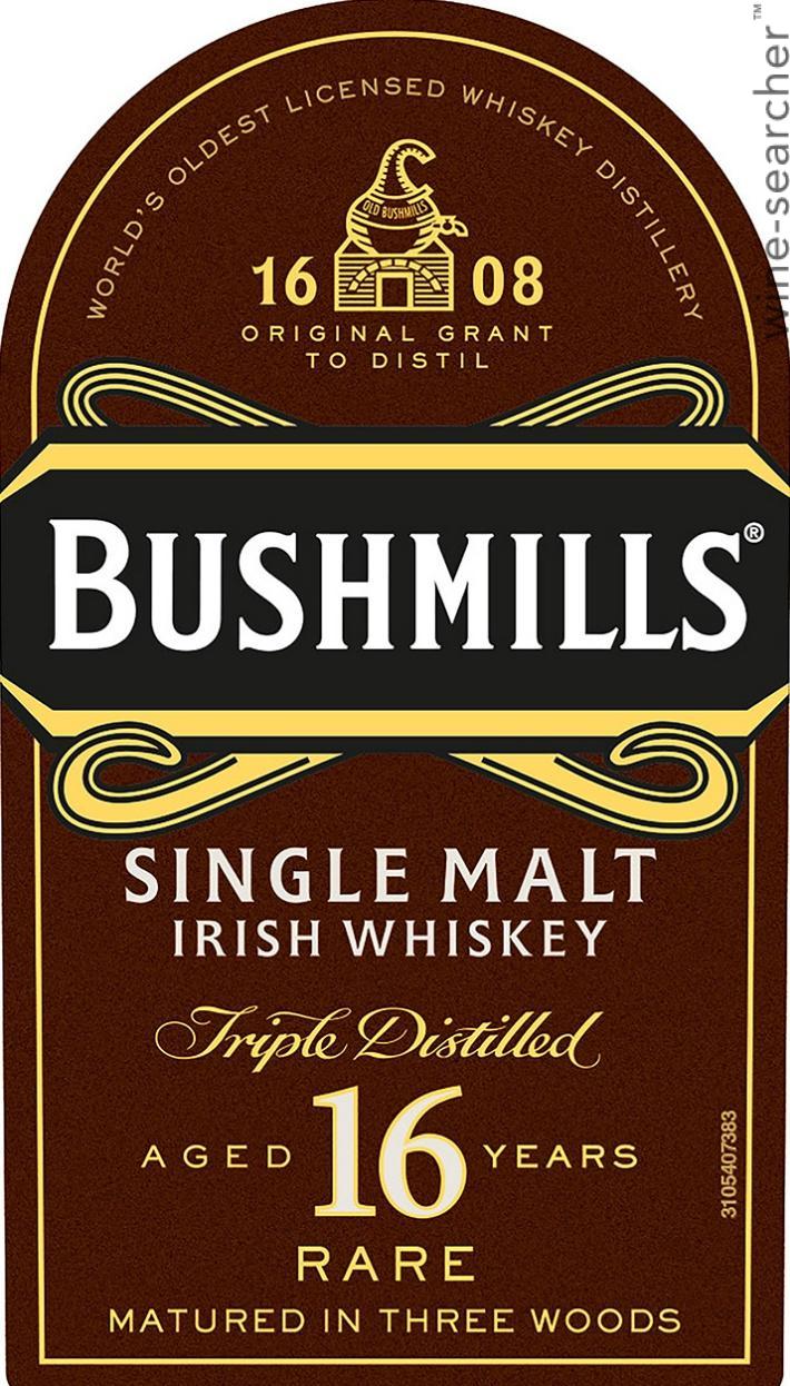 ウイスキー Bushmills 16 Years Old Single Malt Irish Bushmills 16yr Single Malt Irish Whiskey – InternetWines.com