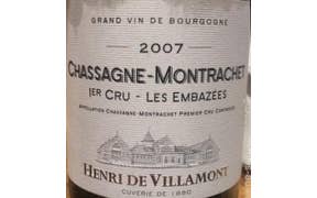 Click to see this product Label of Henri de Villamont Les Embazees