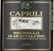 3rd label thumbnail of Caprili Brunello di Montalcino DOCG