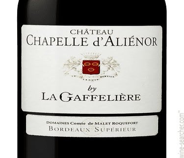 Label 1 of Chateau Chapelle d'Alienor