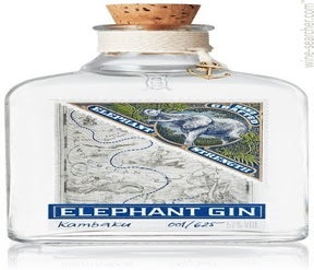 Label 1 of Elephant 'Elephant Strength' Gin