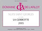 Label 1 of Domaine de L'Arlot Nuits-Saint-Georges Cuvee La Gerbotte Blanc