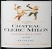 33rd label thumbnail of Chateau Clerc-Milon