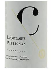 Click to see larger label image Label of 2015 La Condamine Paulignan Minervois