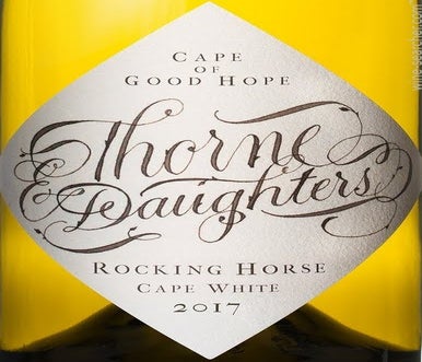 Label 1 of Thorne and Daughters Wines 'Rocking Horse' Cape White