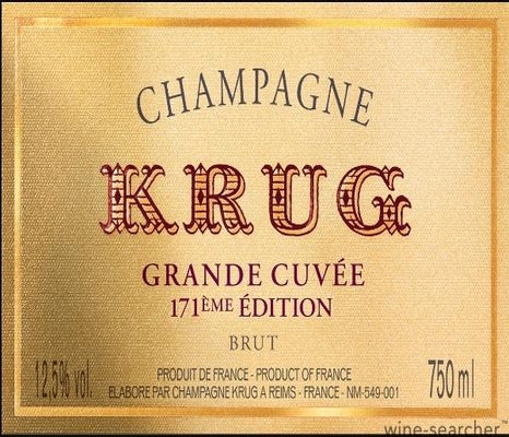 Label 1 of Krug Grande Cuvee 171eme Edition Brut
