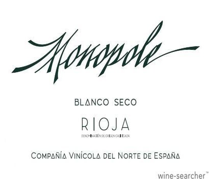 Label 1 of CVNE 'Monopole' Blanco Seco