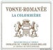 9th label thumbnail of Domaine du Comte Liger-Belair Vosne-Romanee La Colombiere