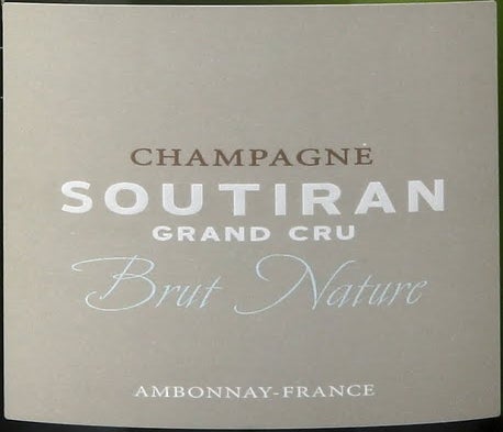 Label 1 of Soutiran Grand Cru Brut Nature