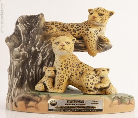 Label 1 of Jim Beam 'Genuine Regal China' Kentucky Straight Bourbon Whiskey in Ceramic Decanter