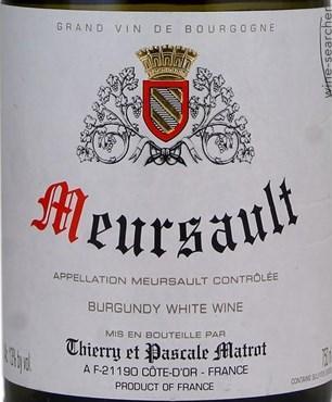 Label 1 of Domaine Matrot Meursault