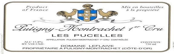 Domaine Leflaive Les Pucelles Puligny Montrac Prices Stores Tasting Notes And Market Data