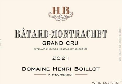 Label 1 of Domaine Henri Boillot Batard-Montrachet Grand Cru