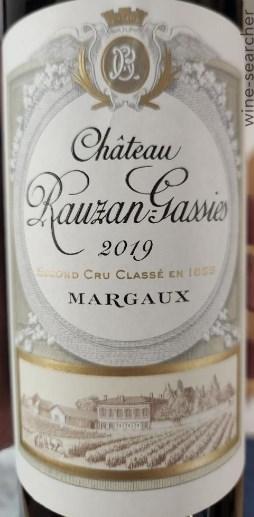 2019 Chateau Rauzan-Gassies, Margaux, France | prices