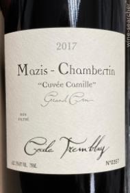クール便送料込　Cecile Tremblay Echezeaux  2017 ドメーヌ・セシル・トランブレイ [ Noisy wine ]