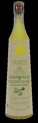 Label 1 of Bodegas Terras Gauda Porta do Mino Aguardiente Hierbas