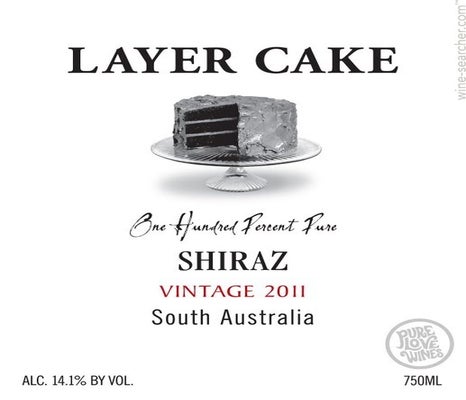 Label 1 of Layer Cake Shiraz