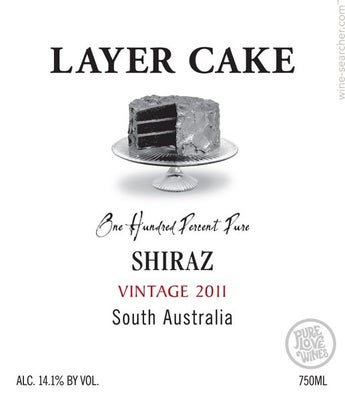 Label 1 of Layer Cake Shiraz