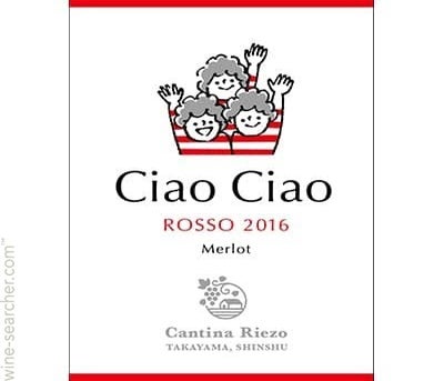 Label 1 of Cantina Riezo 'Ciao Ciao' Rosso