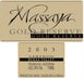 7th label thumbnail of Massaya Gold Reserve Rouge