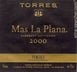 8th label thumbnail of Torres Mas La Plana Cabernet Sauvignon