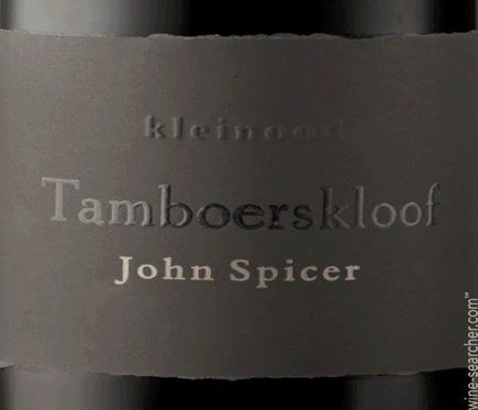 Label 1 of Kleinood Tamboerskloof 'John Spicer' Syrah