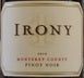 3rd label thumbnail of Irony Pinot Noir