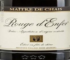 Label 1 of Provins Rouge d'Enfer Maitre de Chais