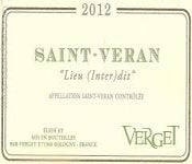 Label 1 of Verget Saint-Veran Lieu Inter Dit