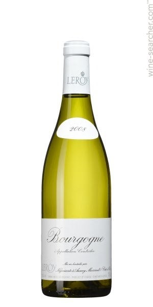 MAISON LEROY　BOURGOGNE BLANC　1998 1998 Leroy Bourgogne Blanc, Burgundy, France | prices