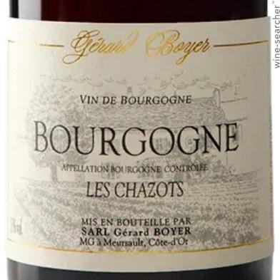 Domaine Gerard Boyer Charmes-Chambertin Grand Cru, Cote de