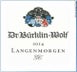 2nd label thumbnail of Dr. Burklin-Wolf Langenmorgen G.C.