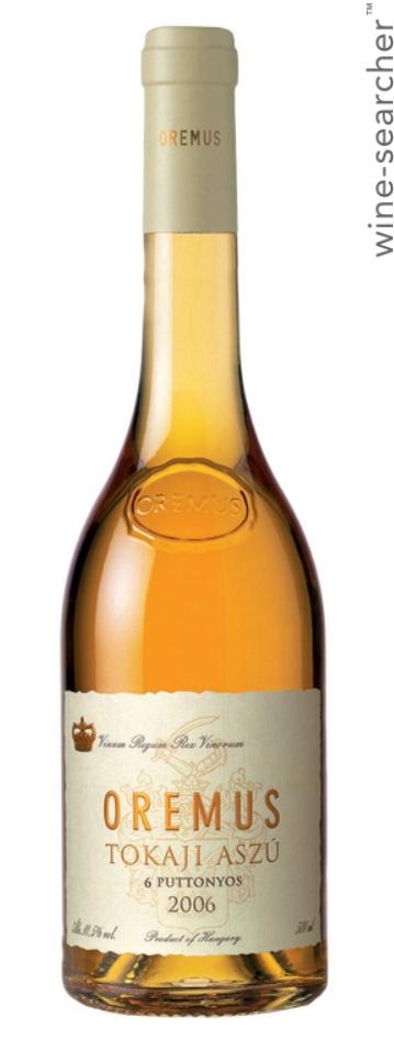 2006 Oremus Tokaji Aszu 6 Puttonyos, Tokaj, Hungary | prices