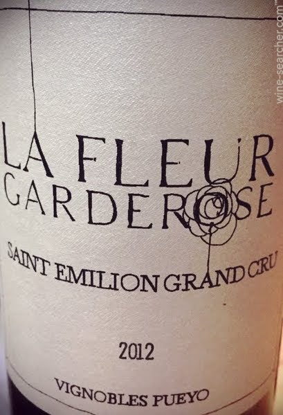 2012 Chateau La Fleur Garderose Saint Emilion France