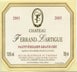 3rd label thumbnail of Chateau Ferrand Lartigue