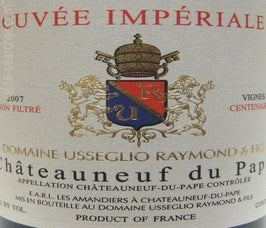 Label 1 of Domaine Raymond Usseglio & Fils Chateauneuf-du-Pape Cuvee Imperiale