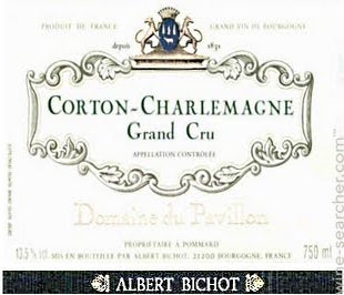 Label 1 of Albert Bichot Domaine du Pavillon Corton-Charlemagne Grand Cru