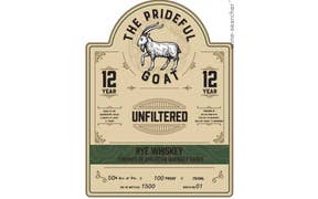 Click to see this product Label of The Prideful Goat 12 Year Old Straight Rye Whiskey