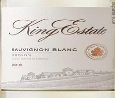 Label 1 of King Estate Sauvignon Blanc