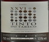 Label 1 of XXVI Talhas Tinto do Tareco Rose