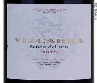 Label 1 of Bodegas Vizcarra 'Senda del Oro'