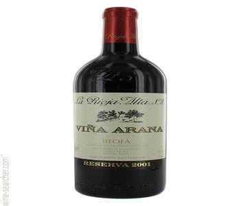 Label 1 of La Rioja Alta S.A. Vina Arana Gran Reserva
