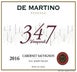 2nd label thumbnail of De Martino Reserva 347 Vineyards Cabernet Sauvignon