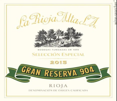 Label 1 of La Rioja Alta S.A. Gran Reserva 904