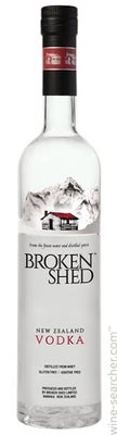 Label 1 of Broken Shed Premium Vodka