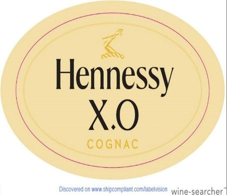Label 1 of Hennessy X.O. Cognac